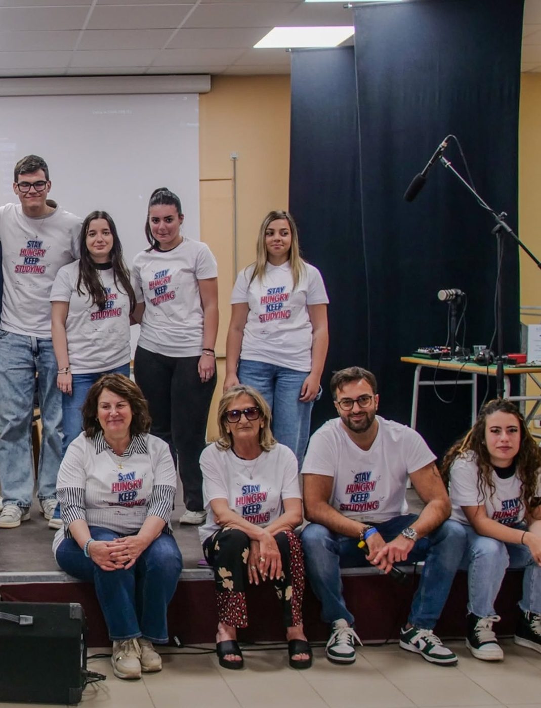 Studenti e partner al termine delle giornate